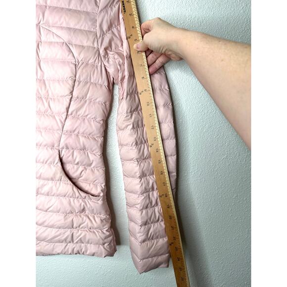Lululemon Pack It Down Pink Puffer Hooded Jacket with Bag - Picture 16 of 16